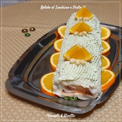 rotolo tacchino pesto