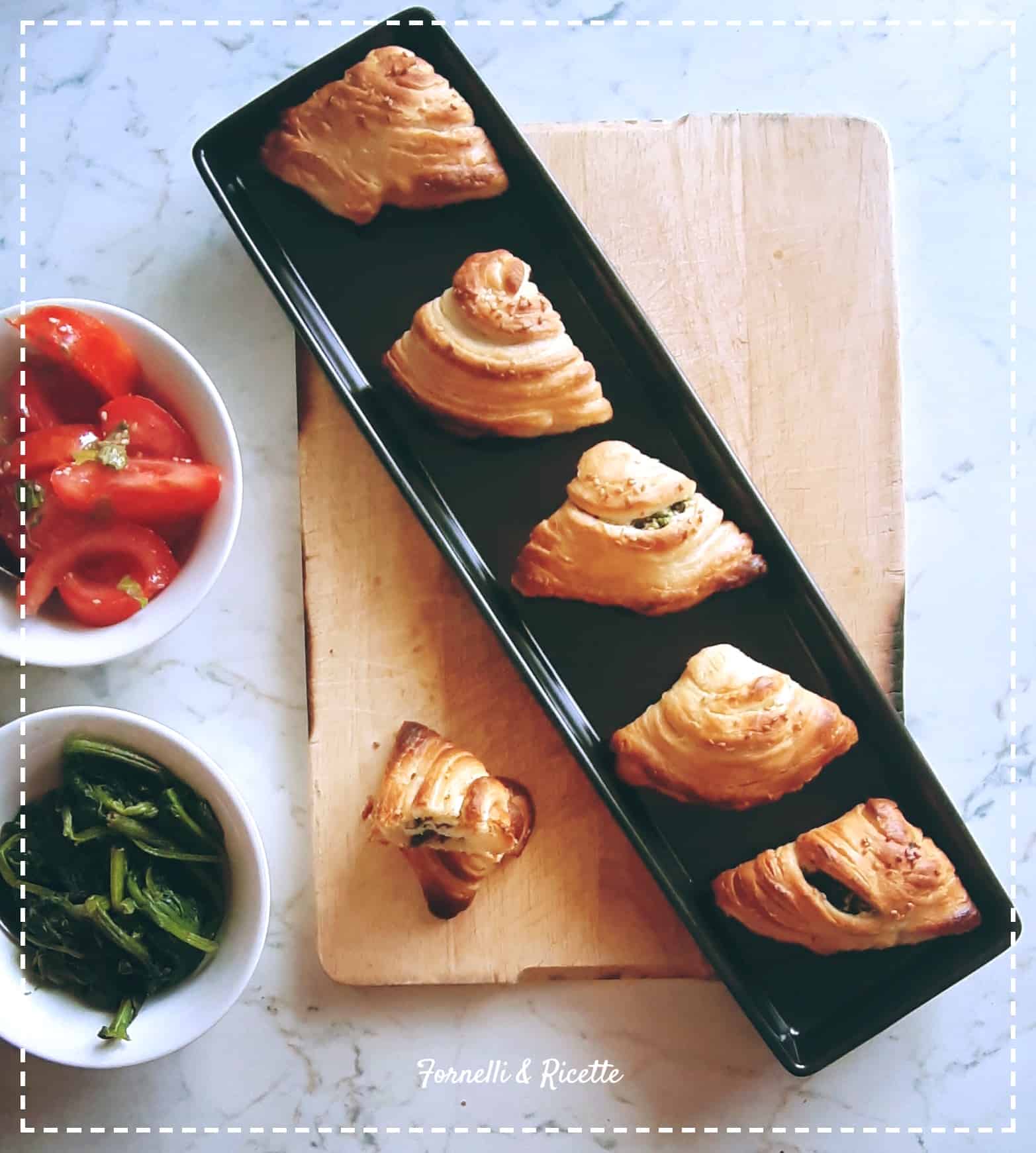 sfogliatelle ricotta spinaci