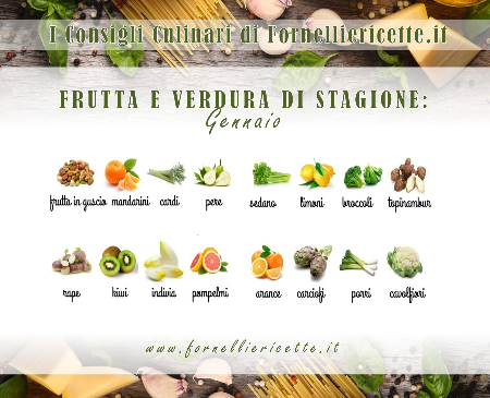 frutta verdura gennaio