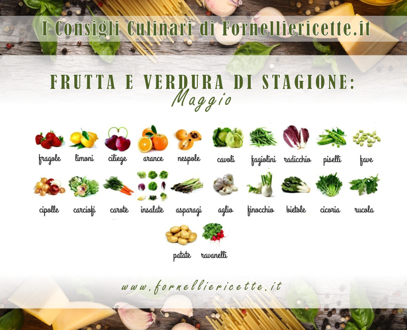 frutta verdura maggio