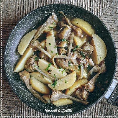 carciofi patate