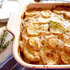 patate zucca gratin