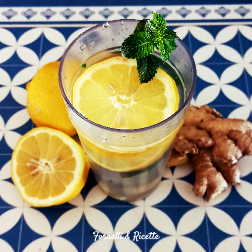 acqua detox limone zenzero