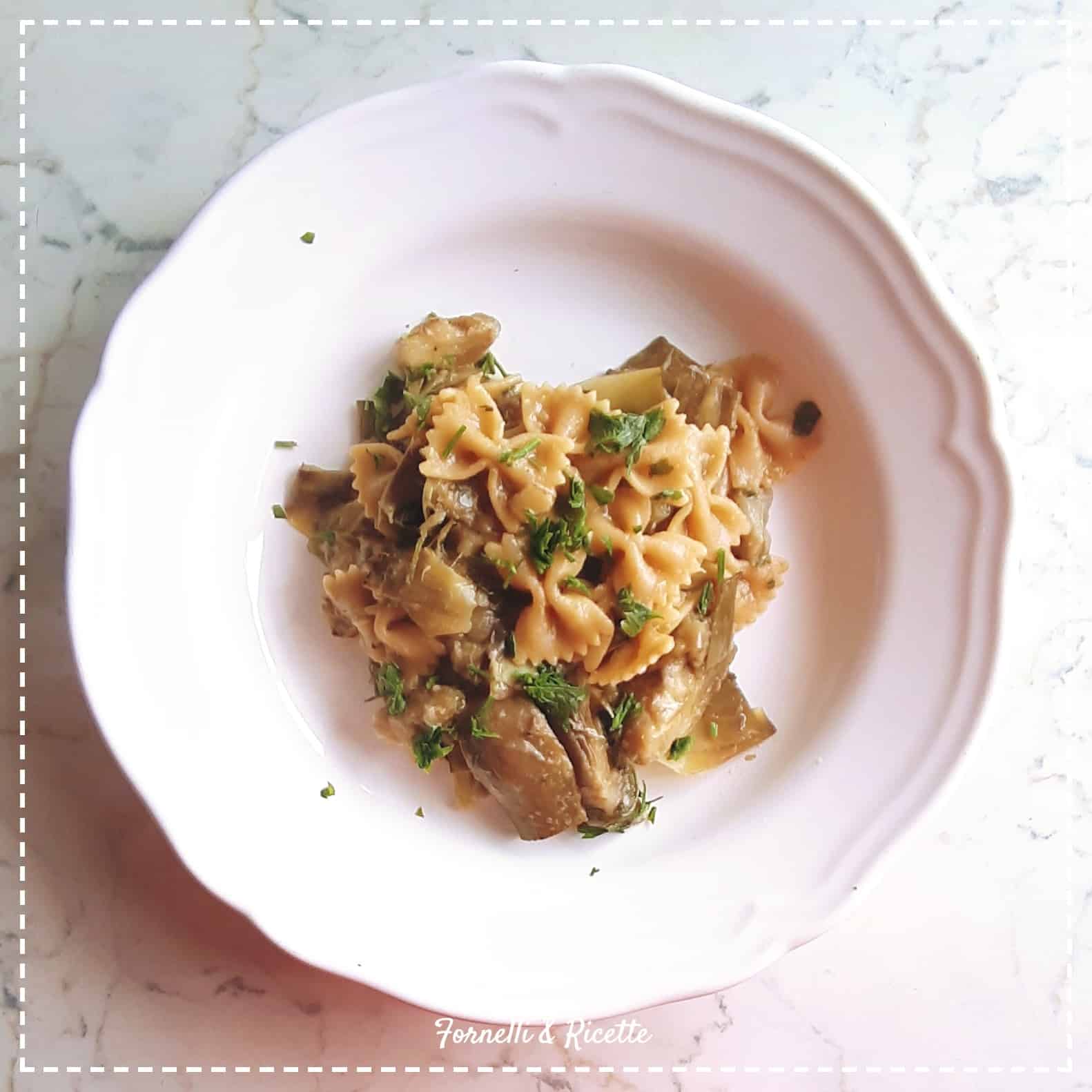 farfalle carciofi