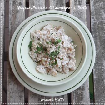 farfalle champignon ricotta