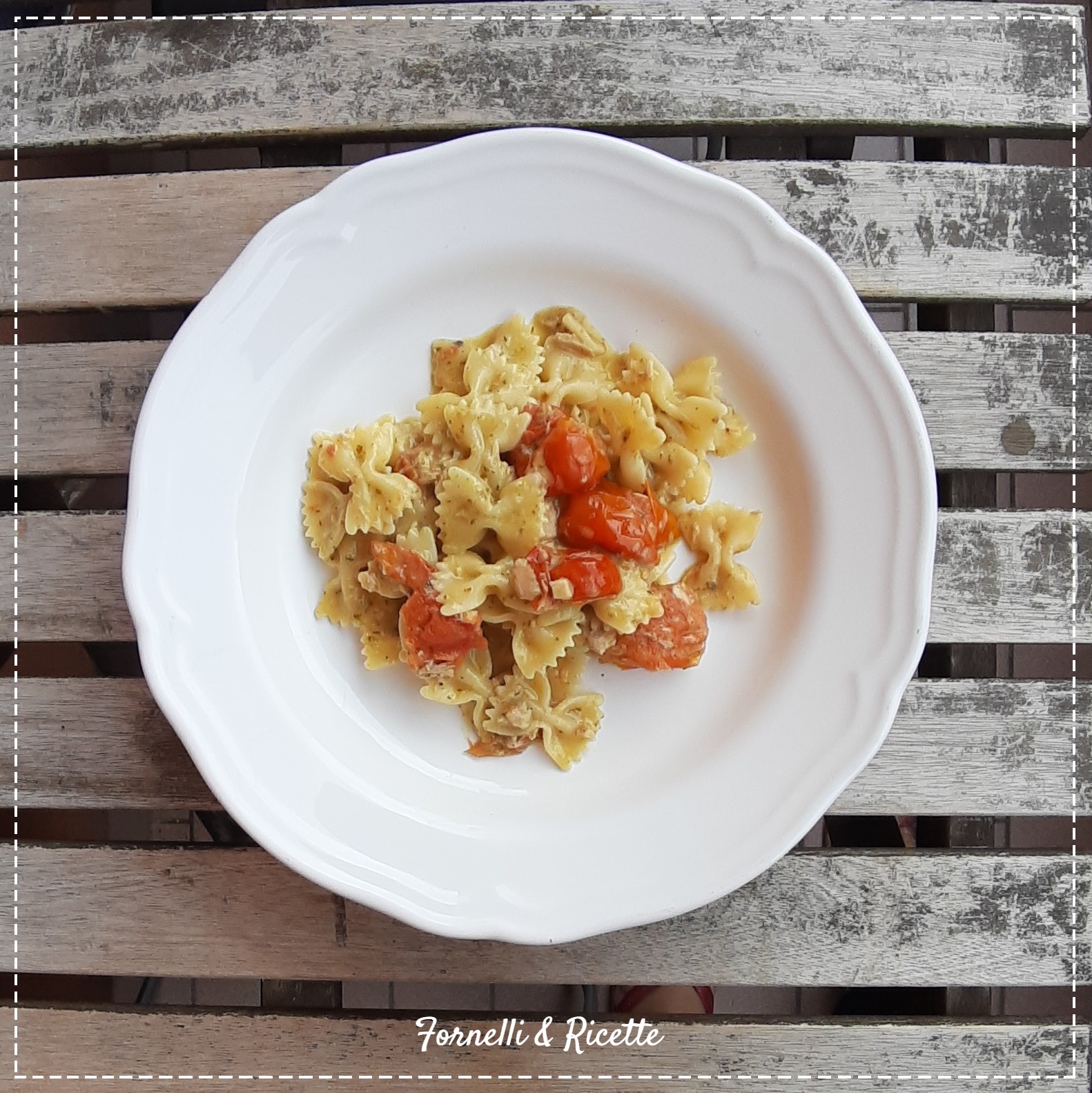 farfalle tonno pesto