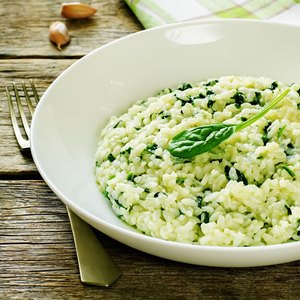 risotto agli spinaci