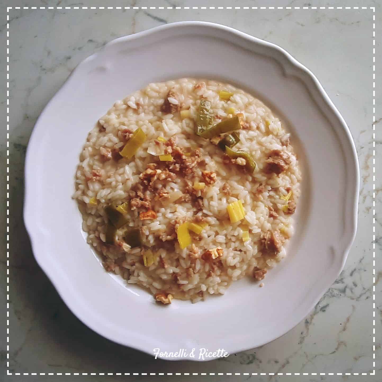 risotto porro salsiccia