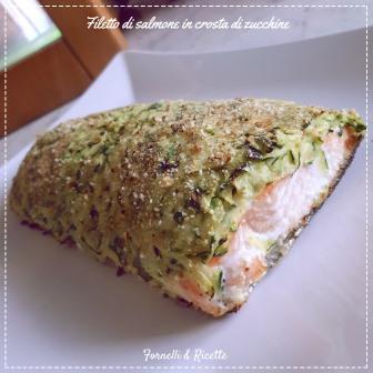 salmone crosta zucchine