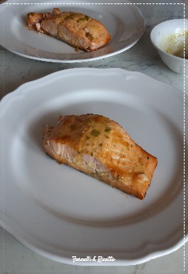 salmone senape miele